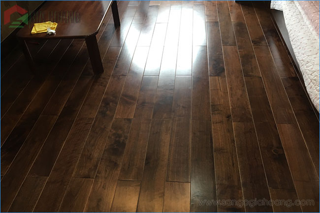 Công trình sàn gỗ Óc Chó tự nhiên - Sàn gỗ Gia Hoàng