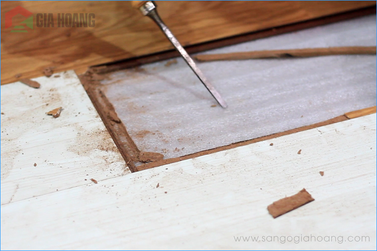 Sửa chữa thay thế sàn gỗ công nghiệp - sàn gỗ tự nhiên đúng cách