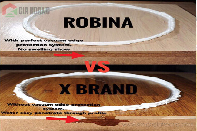 Thị nghiệm về hèm khóa chân không VEPS của sàn gỗ Robina
