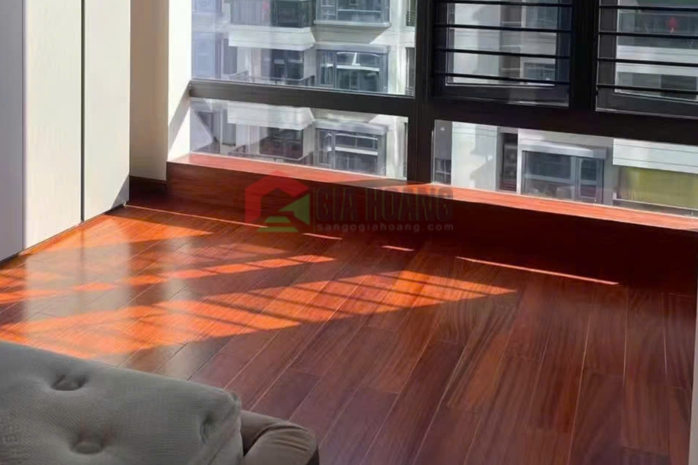 Nơi Thi Công Sàn Gỗ Tự Nhiên Căm Xe Chuyên Nghiệp