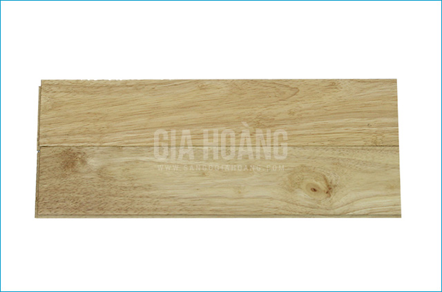Ảnh thực tế sàn gỗ cao su màu Sồi - Cà chít - Chiu Liu tại quận 5
