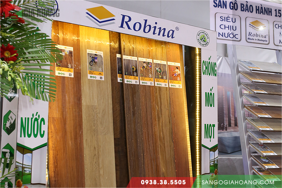 Sàn gỗ siêu chịu nước Malaysia - Robina Flooring