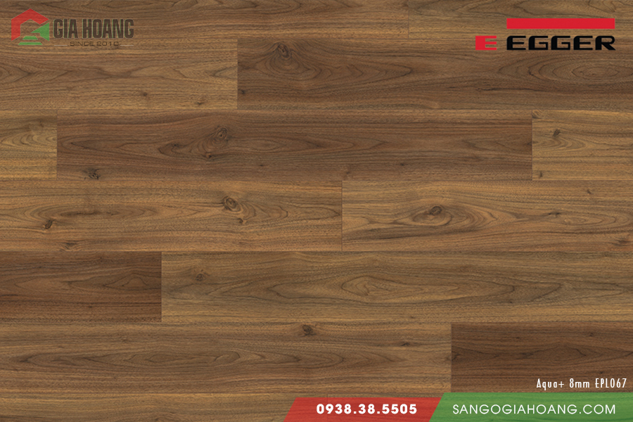 Mẫu mã sàn gỗ Egger Aqua EPL067 bản 8mm bề mặt