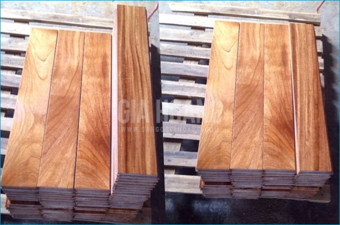 Sản gỗ Đỏ Nam Phi hoàn thiện xường gỗ Gia Hoàng