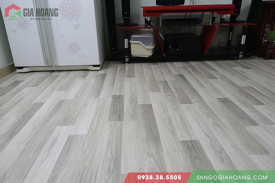 Công trình sàn gỗ Robina O25 lắp đặt cho chung cư 