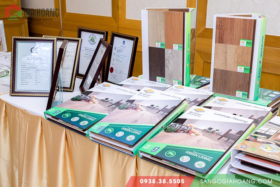 Chứng chỉ chất lượng sàn gỗ công nghiệp Robina - Malaysia