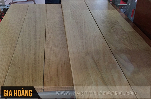 Sàn gỗ Sồi công nghệ FJL và Sồi Solid