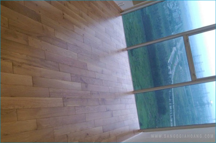 Sàn gỗ Sồi với không gian ngoài trời