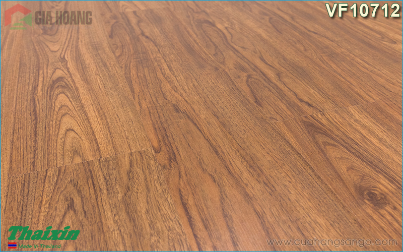 Sàn gỗ Thaixin cốt xanh 8mm - VF10712 - Thực tế