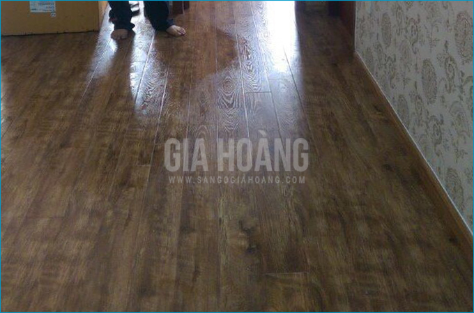 Công trình sàn gỗ Morser 6822 tại quận Tân Bình
