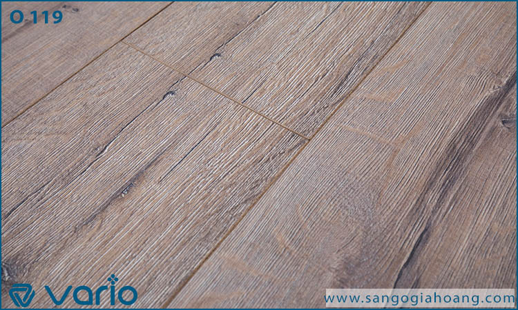 Công trình sàn gỗ Vario O119 thực tế