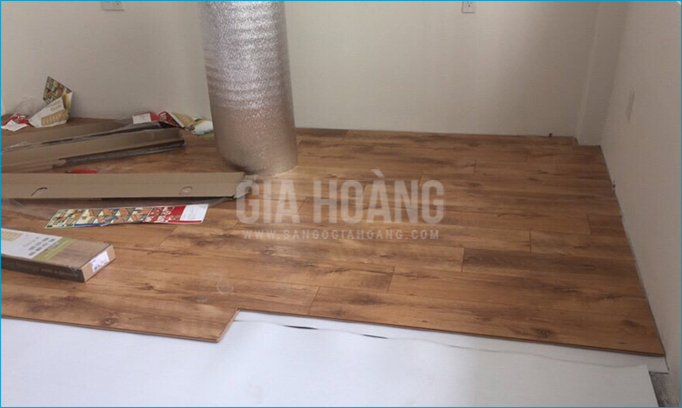 Thi công lắp đặt sàn gỗ Sensa tại Gò Vấp