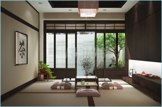 Thiết kế sàn gỗ theo phong cách Nhật
